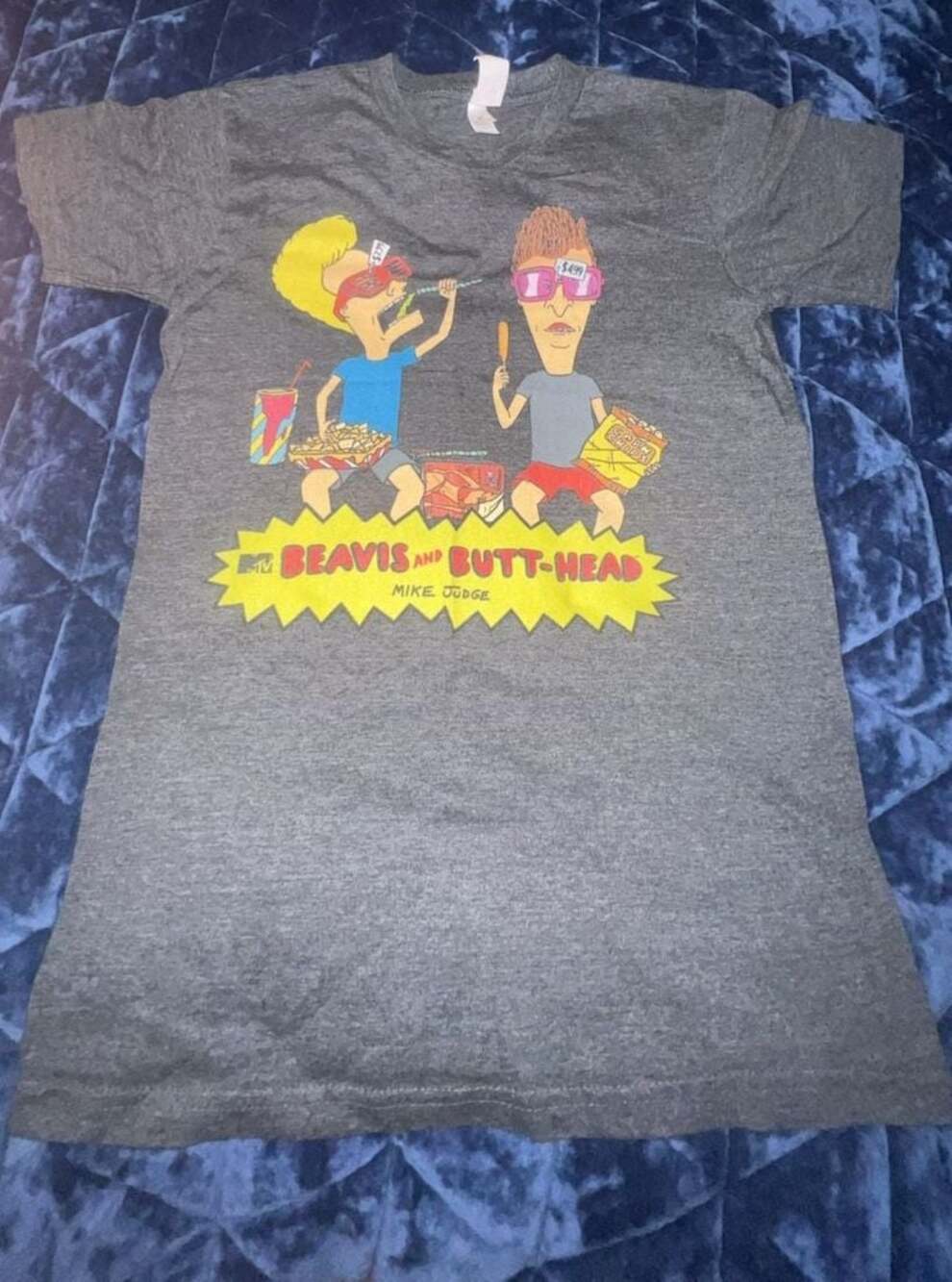 Zuni Sportswear MTV Beavis and Butt-Head Snack Time Graphic T-Shirt